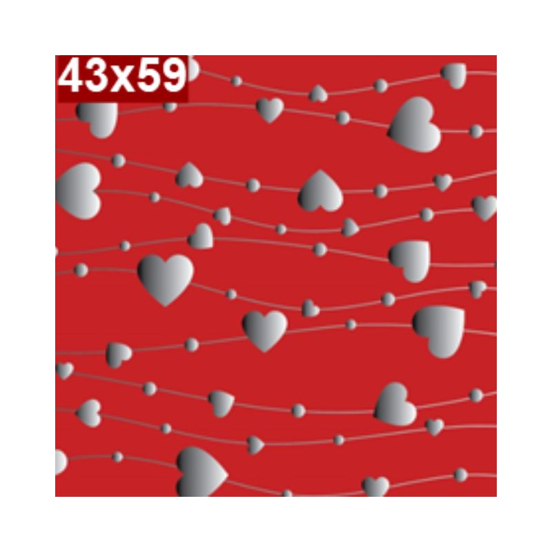 Saco de Presente c/50 43x59 Line Hearth R-863