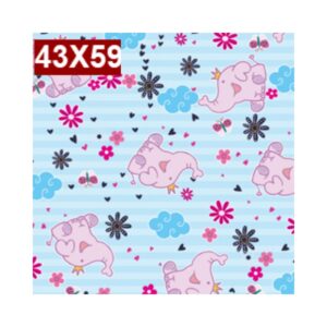 Saco de Presente c/50 43x59 Elefantinho Gala R-248