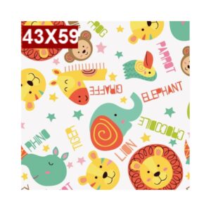 Saco de Presente c/50 43x59 Animais R-221