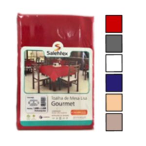 Toalha de Mesa Gourmet 1,40mx2,20m 8 cadeira