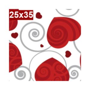 Saco de Presente c/50 25x35 Amoroso Gala R-848