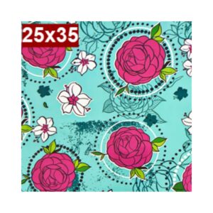Saco de Presente c/50 25x35 Camelias R-378