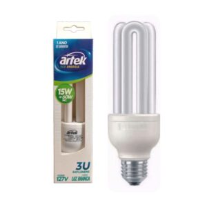 Lampada Fluor Comp. 3U 15W 127V 6400K-T3