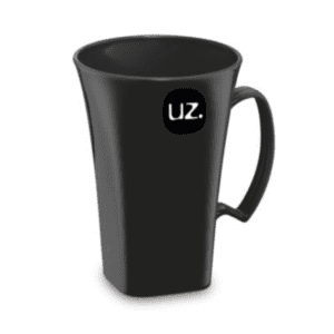 Caneca Uz 400ml Cappucc Preto Ref.UZ161-PR