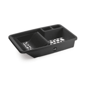 Escorredor de Louça Vazado Preto UZ R-UZ335-PR