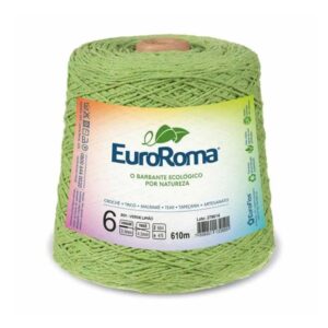 Barbante Euroroma VD Limao 4/6 600g Ref.620/801
