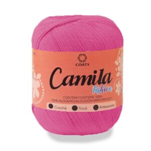 Linha Crochê Brilha Camila GR 500M Pink R-021