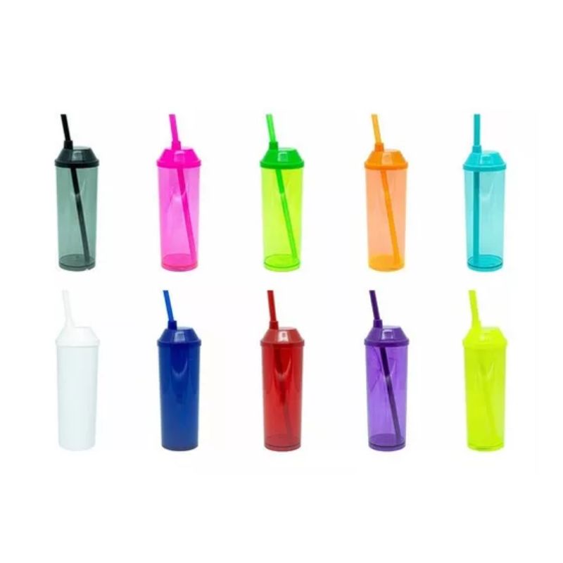 Copo Canudo Long Drink Elev 350ml Sort R-F006