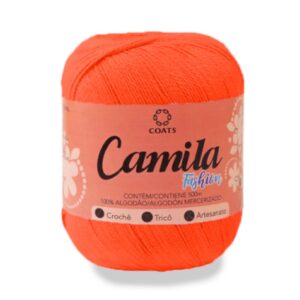 Linha Crochê Camila 4450 500M Laranja Escuro R-335