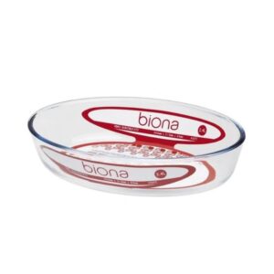 Assadeira de Vidro Oval 3L Biona Oxford R-58942