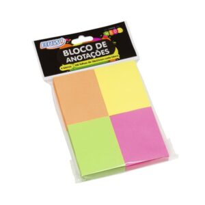 Bloco de Anotações Neon 38X51 100Fls 4BL R-BA3899
