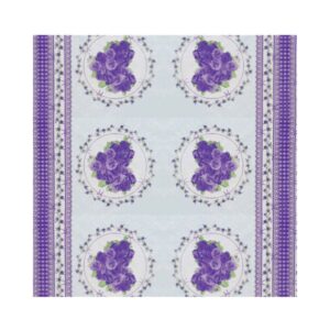 Bobina Toalha Mesa Plast Térm 30M Buque Flor R-981