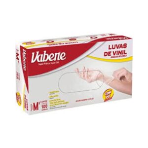 Luva Vinil  Vabene C/ Talco M 100Un R-1425