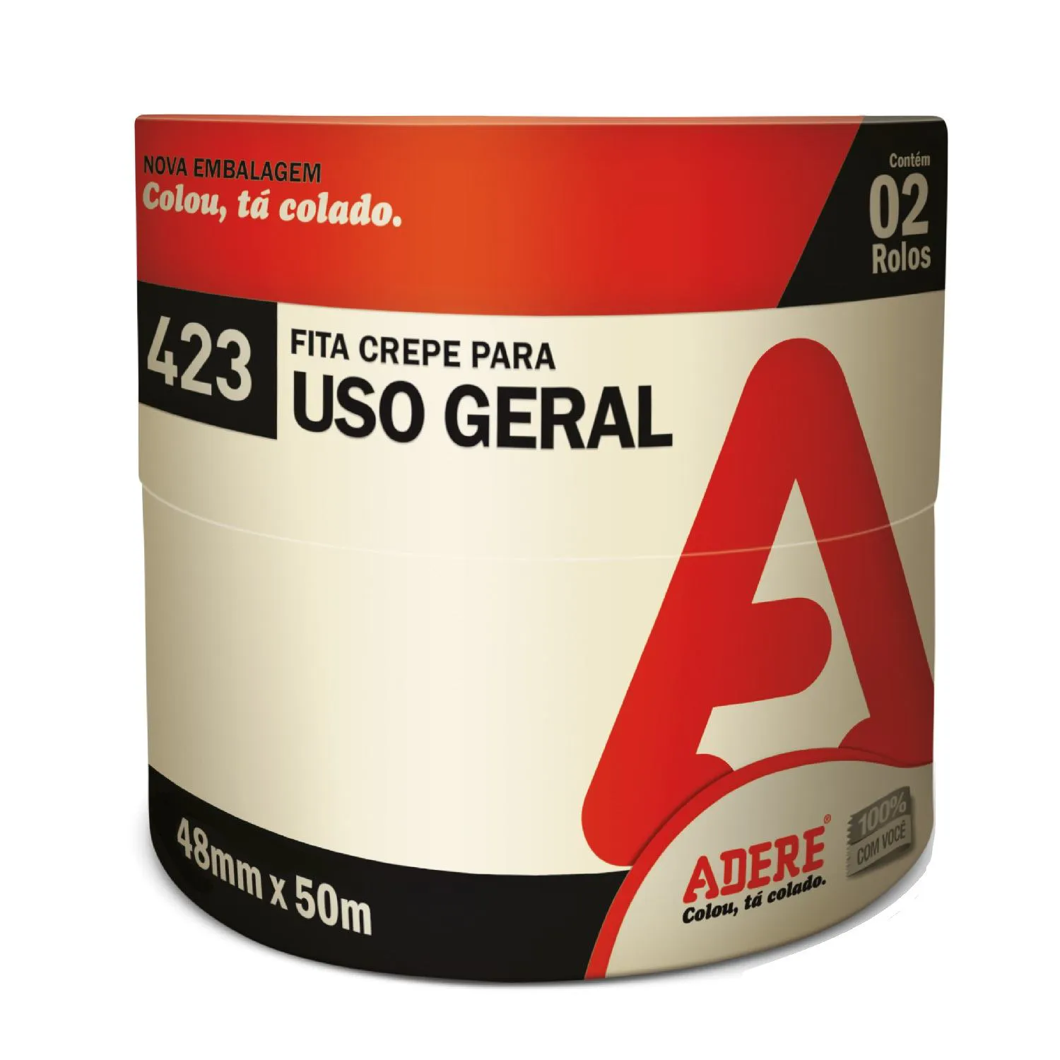 Fita Crepe Adere Tapefix 48x50m C/2 R-423