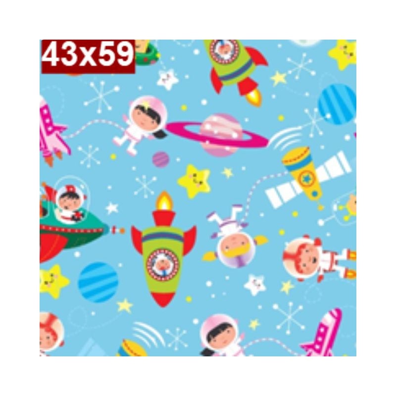 Saco de Presente c/50 43x59 Space Gala R-215