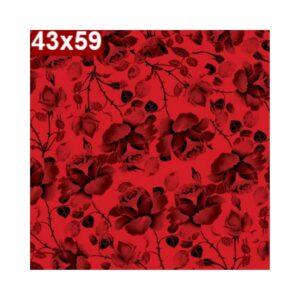 Saco de Presente c/50 43x59 Rosas Negra Gala R-373