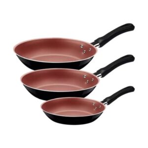 Jogo Frigideiras 3Pcs Caribe Tramontina VERM-509
