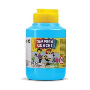 Tinta Guache 250ml Az Celeste c/6 Acrilex R-503