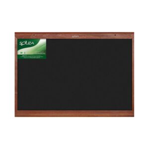 Quadro Negro Madeira Mogno 60x40cm Souza R-2102