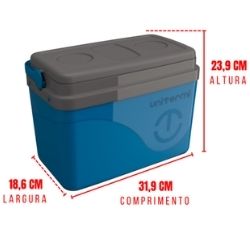 Caixa Térmica Floripa Azul Eco 7,5L Uniter R-111CR