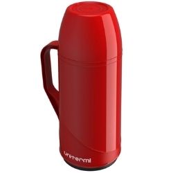 Garrafa Térmica Roma Eco de 1Litro Cor Vermelhar Caixa C/6 Unid. Unitermi R-003R