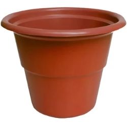 Vaso Red Marrom 26x26cm 10L Rainha R-566