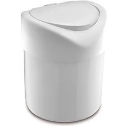 Lixeira Premium Plastico 4L Branco R-UZ363