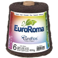 Barbante Euroroma 4/6 600g Marrom R-620/1100