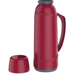 Garrafa Térmica Cristal 1Litro Cor Vermelha Soprano R-0160.10 - Imagem 2
