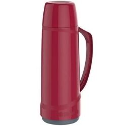 Garrafa Térmica Cristal 1Litro Cor Vermelha Soprano R-0160.10