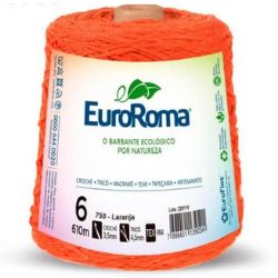 Barbante Euroroma 4/6 600g Laranja R-620/750