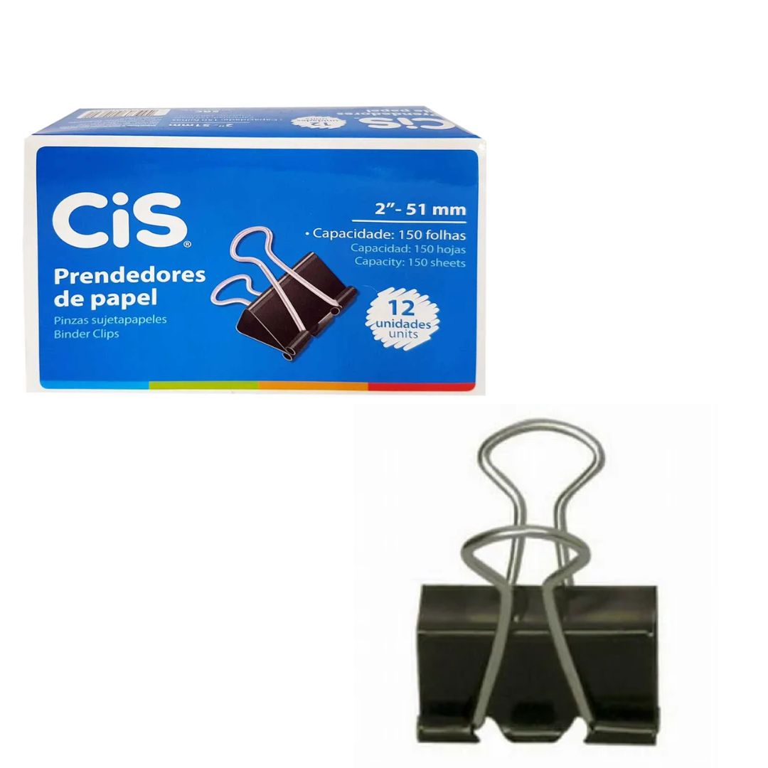 Prendedor de Papel PT 51mm C/12 CIS R-2915500