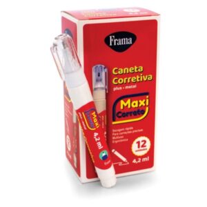 Caneta Corretiva Plus 4,2ml C/12 Maxi R-4704