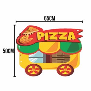 Placa Carrinho de Pizza Reino Festas 492 - Image 3