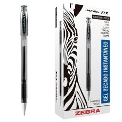 Caneta Zebra Gel J-Roller RX 0,5mm C/12 PT R-8600