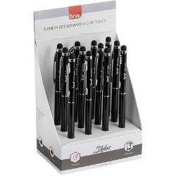 Caneta Esf. Metálica C/Touch 1.0 DP/12 BRW CA0702 - Unidade