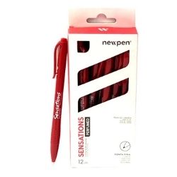 Caneta Esf. Clic 0,7 Retrátil C/25 VM Newpen 01143