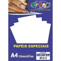 Papel Couche Branco A4 170G 50F Off Paper R-58