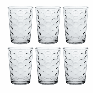 Copo De Vidro Bubbles C/6pçs 200ml Zein R-8050