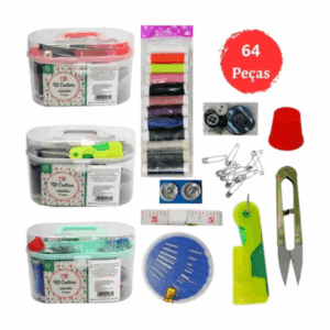 Kit Costura Plastico 64 Pçs C3B R- CB1739 - Image 4