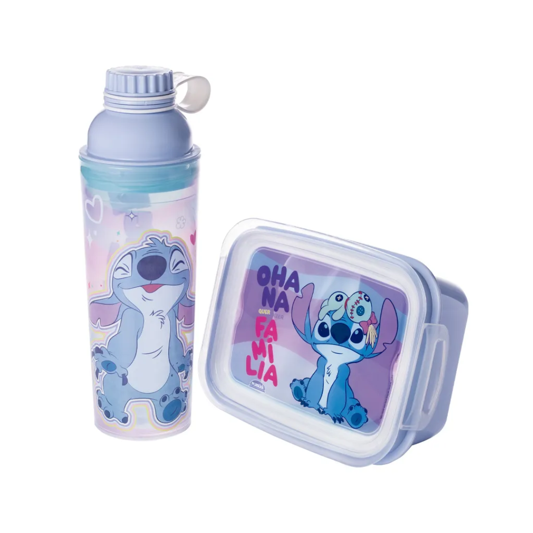 Kit Garrafa+ Marmita Stitch plasutil R-15633 - Imagem 5
