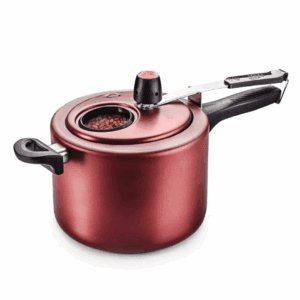 Panela Pressão Visor Vidro 4,5L Cereja MTA  R-6023