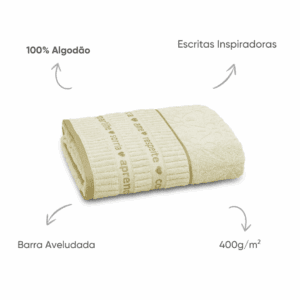 Toalha Banho Eternity 68x1,35cm Nude Appel R-106 - Image 3