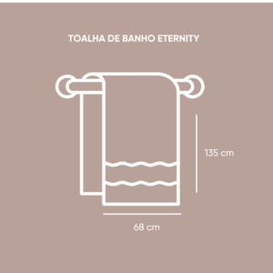Toalha Banho Eternity 68x1,35cm Nude Appel R-106 - Image 2