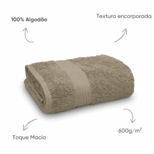 Toalha Banho Intense 70x1,40cm Caqui Appel R-810 - Imagem 3