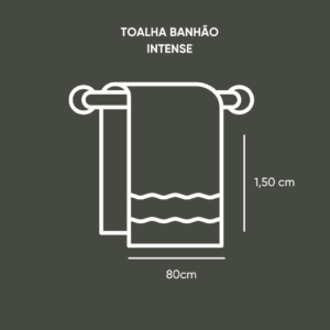 Toalha Banho Intense 70x1,40cm Caqui Appel R-810 - Imagem 2