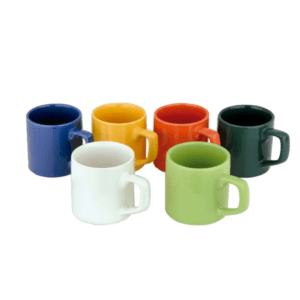 CJ Caneca Ceramica C/6 Cafe Colors 85ml Class H826 - Image 2