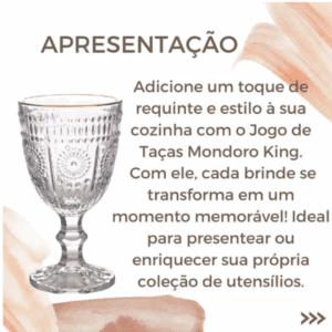 CJ de Taças Mondoro King 300ml 6pçs Wincy VDA03107 - Image 3