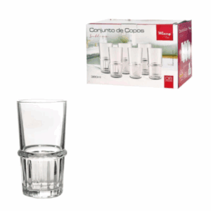 CJ  de copos Sublime 380ml 6pçs Wincy VDA14132