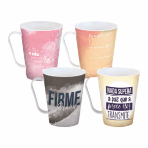 Caneca Frases Biblicas 430ml Kozi R-1419